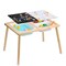 Kids Activity Sensory Table with Storage Bins, Sand Water Play Table for kids